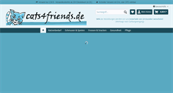 Desktop Screenshot of cats4friends.de